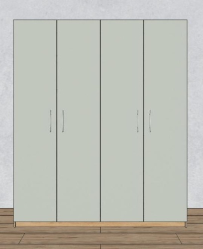 Шкаф распашной Д200 Г620 В240см В1